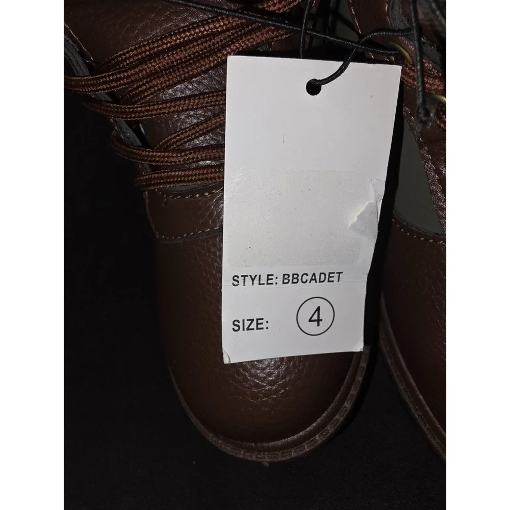 Work Boots Kids Size 4 Rocawear Cadet Brown Olive BBCADET